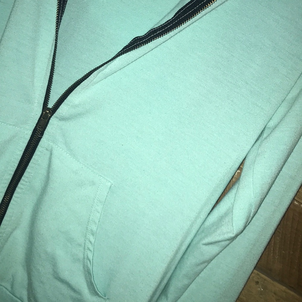 Lightweight Mint Zip-Up Jacket - Picture 2 of 6